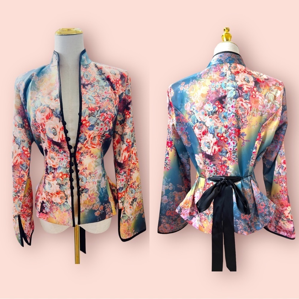 Vintage Monaco Floral Jacket